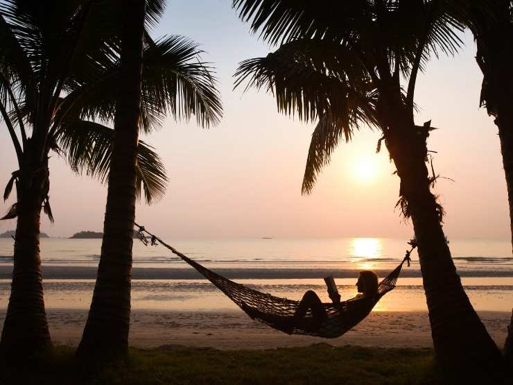 vacanza, relax su amaca