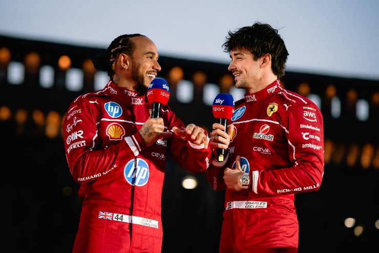 leclerc e hamilton