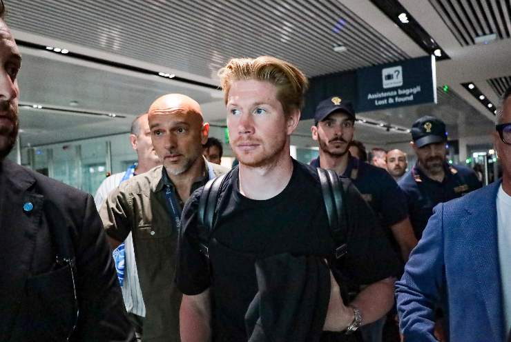 Kevin De Bruyne in aeroporto