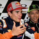 marquez e rossi in conferenza