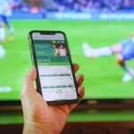 partita in tv e smartphone