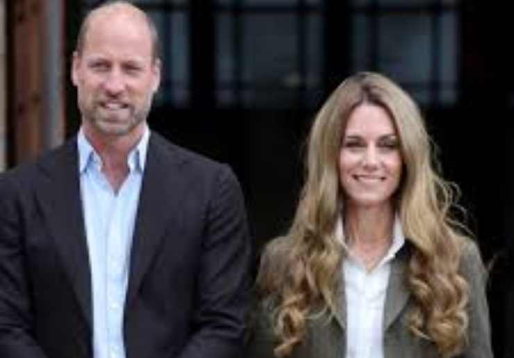 William e Kate in abiti informali