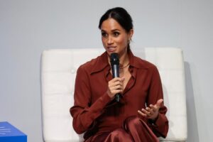 Meghan Markle in primo piano