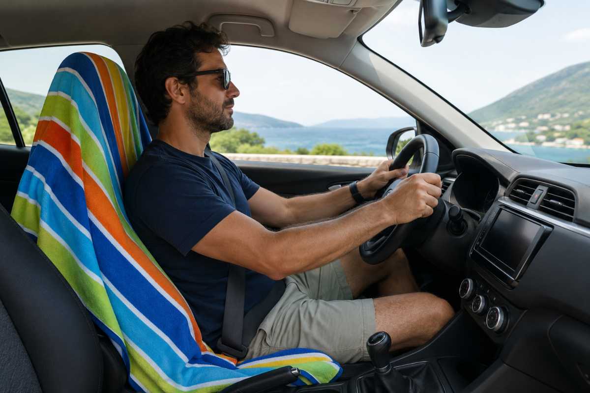 uomo alla guida